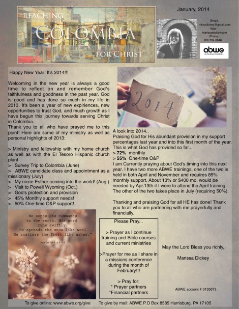 Jan. prayerletter 1_28